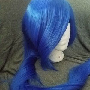 Long Blue Wig